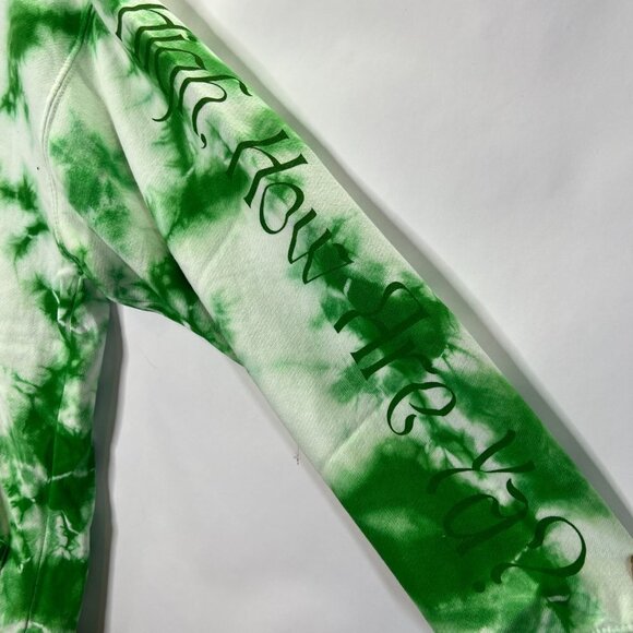 Jeffree Star "High How are Ya" Green Tie Dye Hoodie Small - Picture 3 of 3